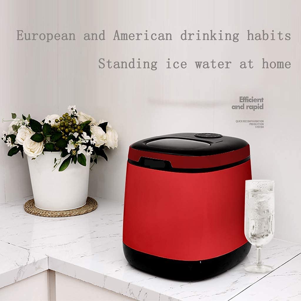 2 In 1 Automatic Ice Cube Maker Portable Small Counter Electric Home Use Kitchen Bars Coffee Shop Tap on Fridge.com - View 5