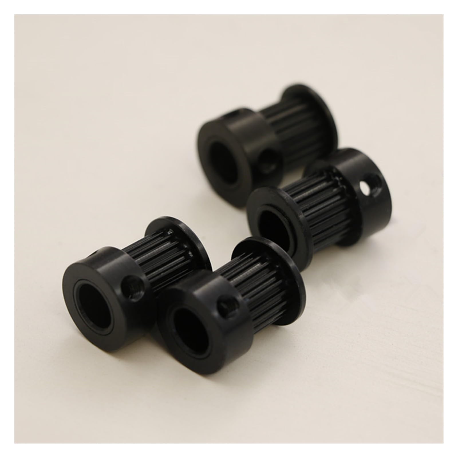 5 PZ MXL 20 Denti Ossidazione di Alluminio Nero Pulegge Dentate Alesaggio 8mm for La Larghezza Della Cinghia 10mm CNC Macchina for Incidere Accessori