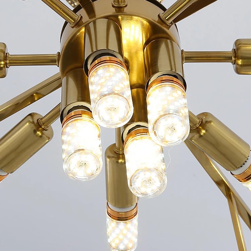 KANADEMONO Gold × Glass Ceiling Light 3 Amazon.com: ZXXDSGHUS Pendant Light Modern, Sputnik Glass