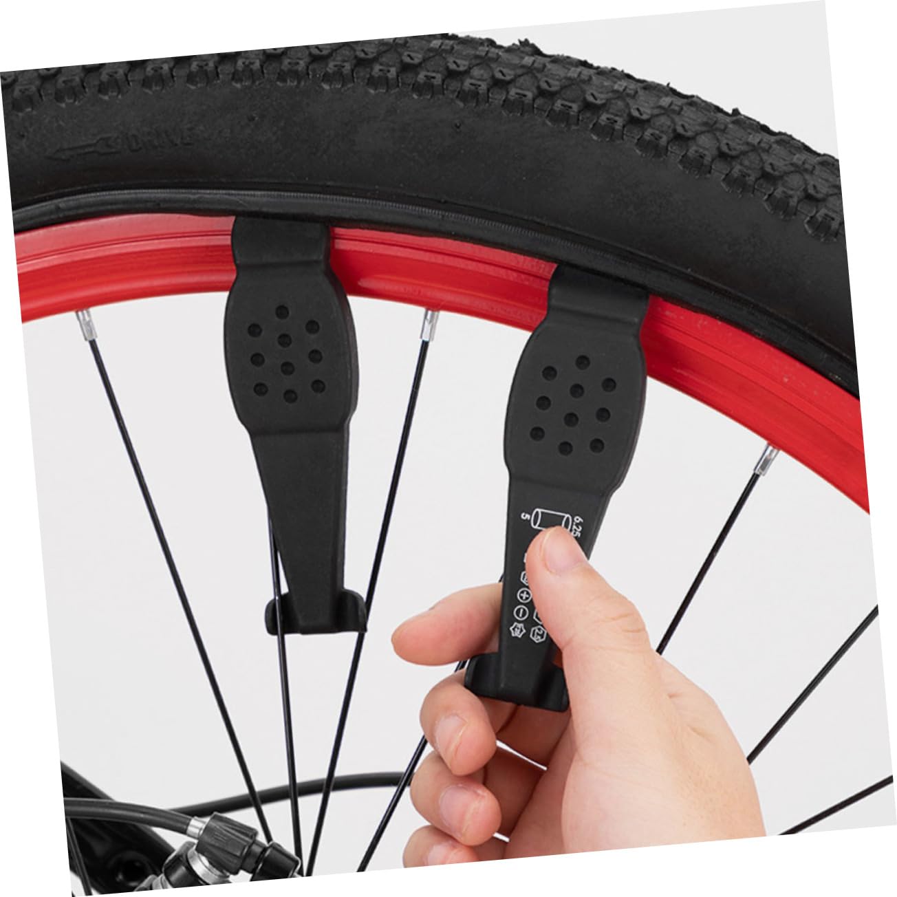 Abaodam Reifenreparaturpumpen -Werkzeug -kit Multifunktion Radfahren Straße Fahrrad Speichenschlüssel Fahrrad Reifenheber Im Freien Fahrradreifen Stahl Mit Hohem Kohlenstoffgehalt