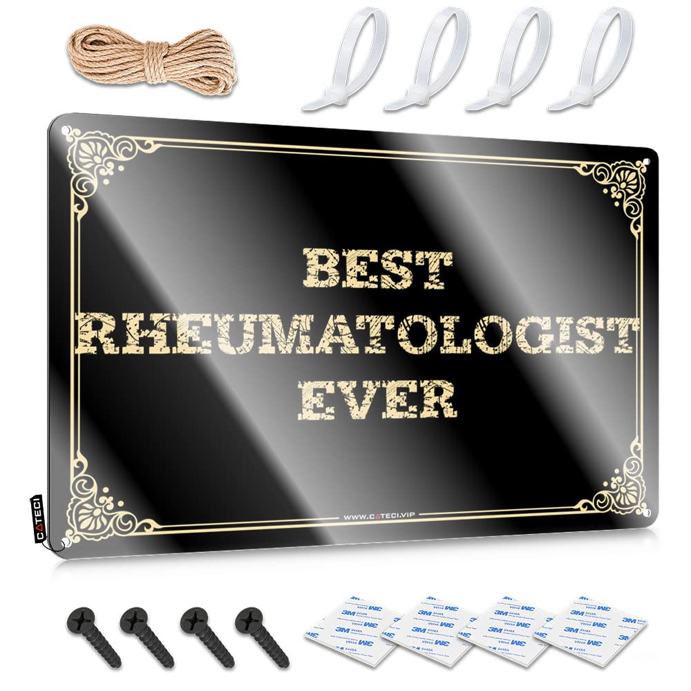 Humor Decor, Statue Bridesmaid Gift Best Rheumatologist Ever | Farmhouse Bedroom Decor(30X40CM)