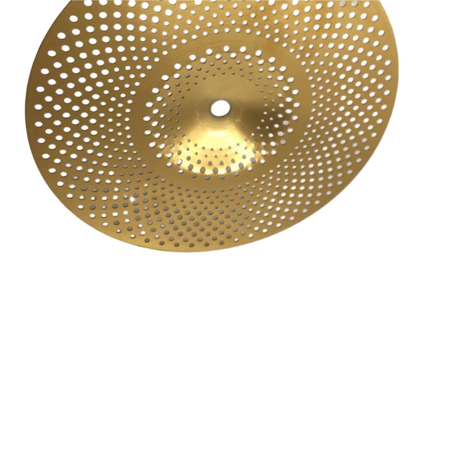 Platillos Profesionales De Batería En Platillos Silenciosos Esmerilados De 10 Pulgadas Reemplazo Profesional | Juego de batería con platillos de efectos de platillos silenciadores dorados y plateados (dorado)