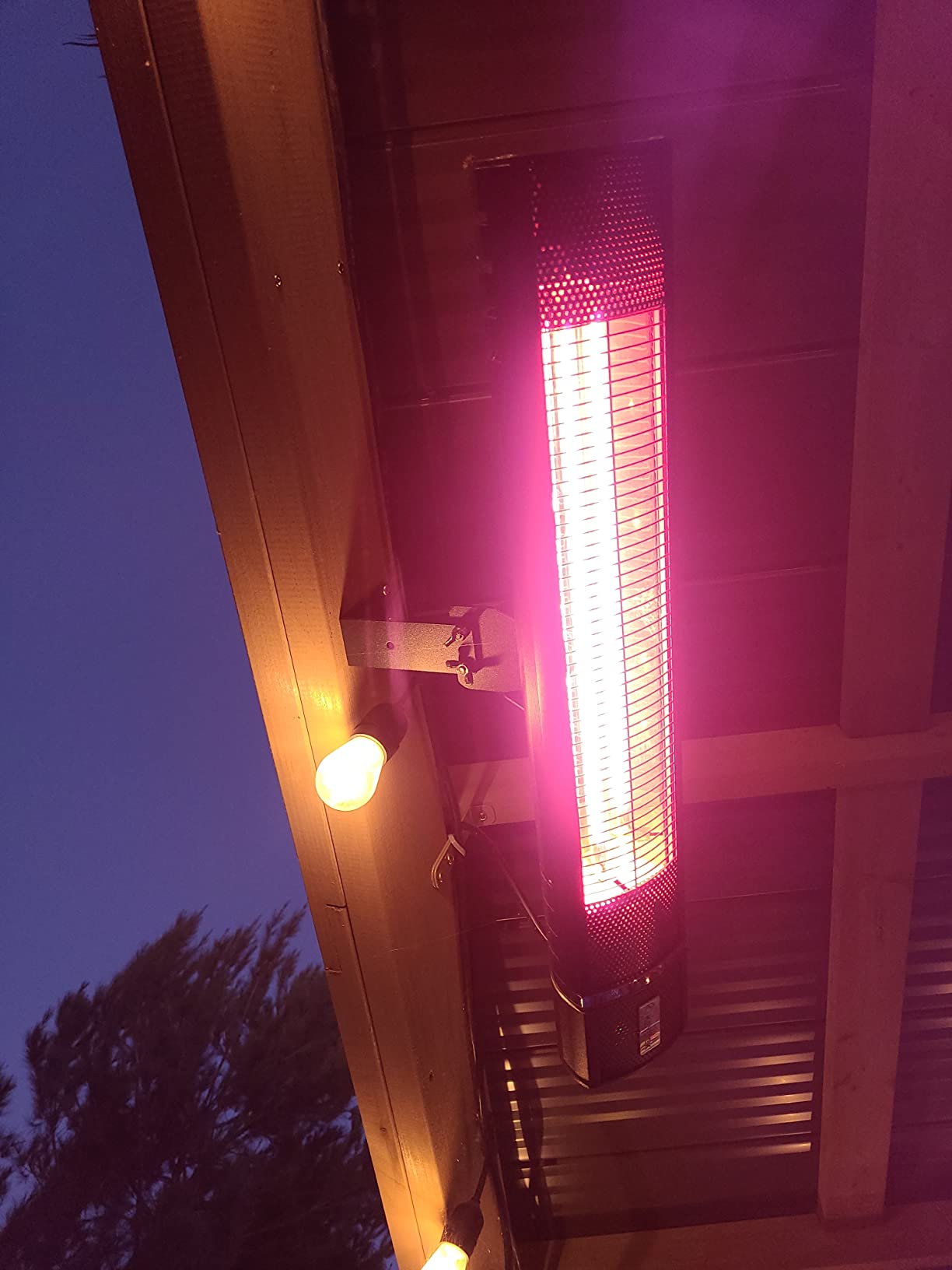 22/mo Finance KEY TEK Outdoor patio Heater 1500w Garage Heater With Timer, 3 Modes Fast