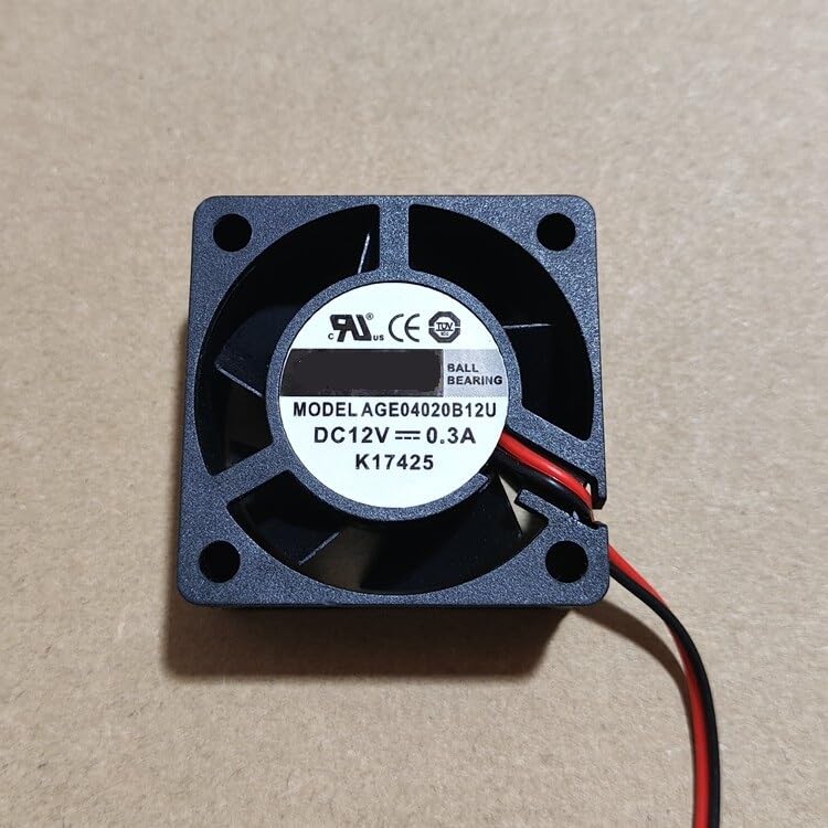 for AGB04020B12U 4020 4CM DC12V 0.3A High Fan
