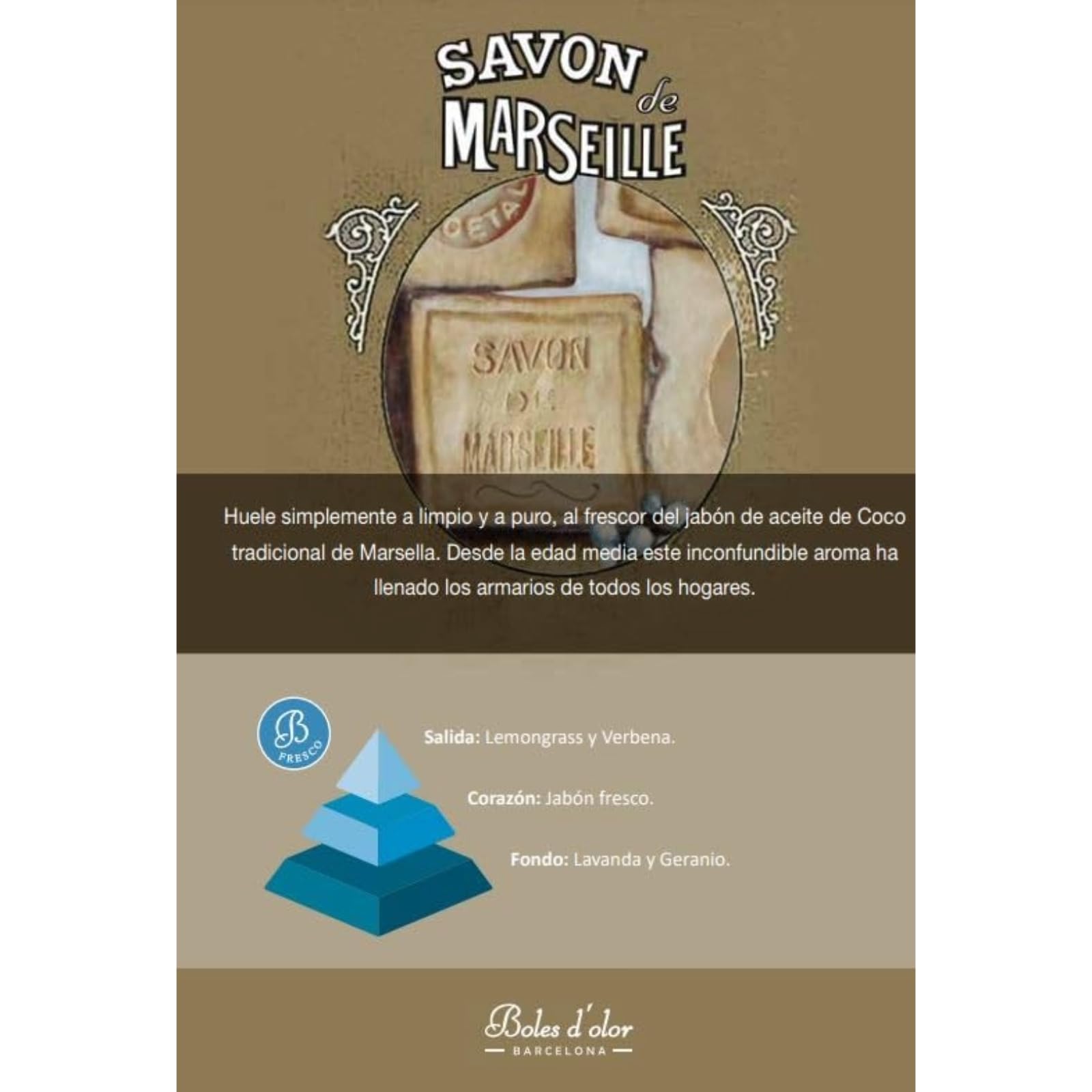 Bruma "Au Savon Marseille" Natur, 50 ml