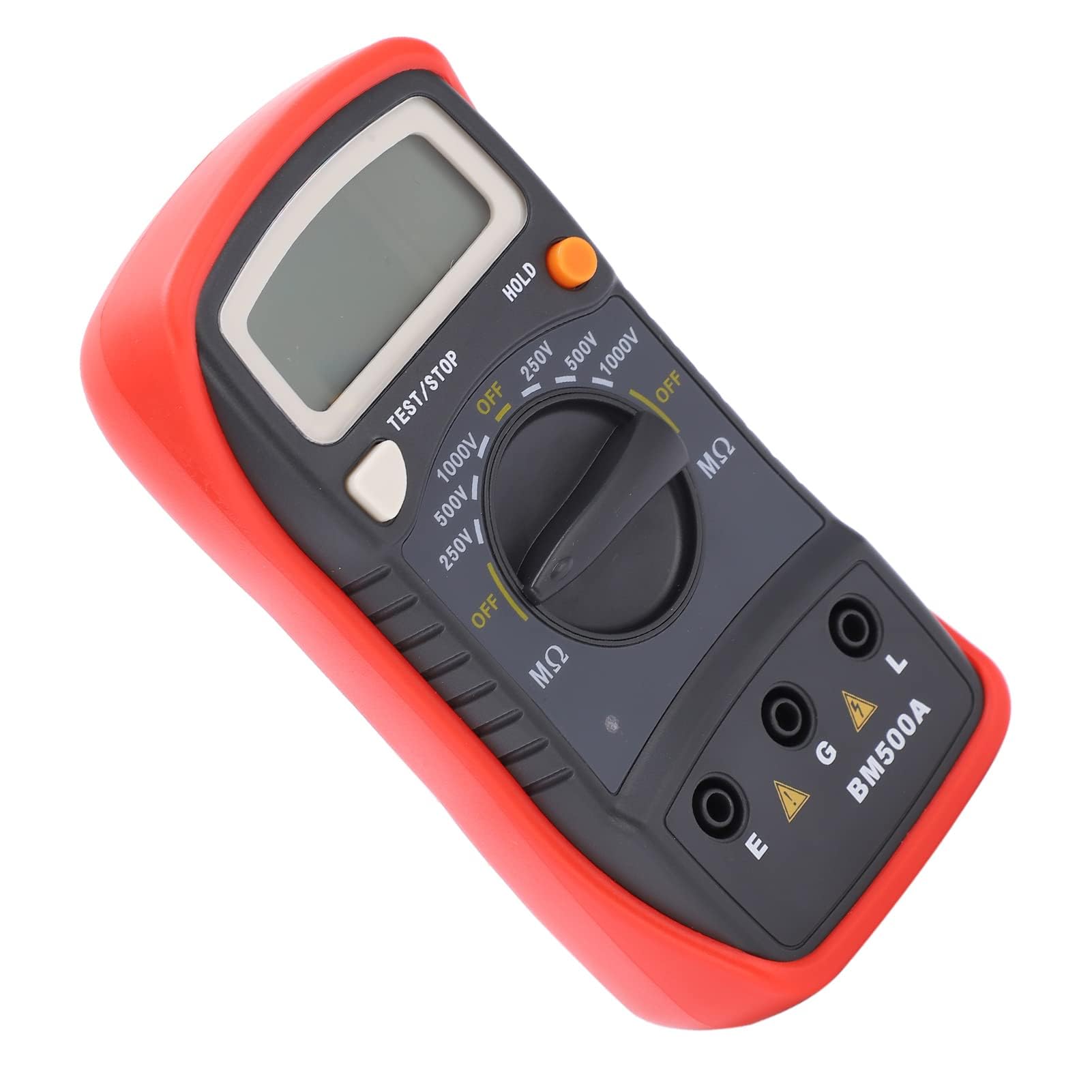 Testeur de Résistance Testeur de Résistance d'isolation Mètre Megohm Mètre Affichage LCD Mégohmmètre Numérique Bm500A Testeur de Résistance d'isolation 500 V Mètres de