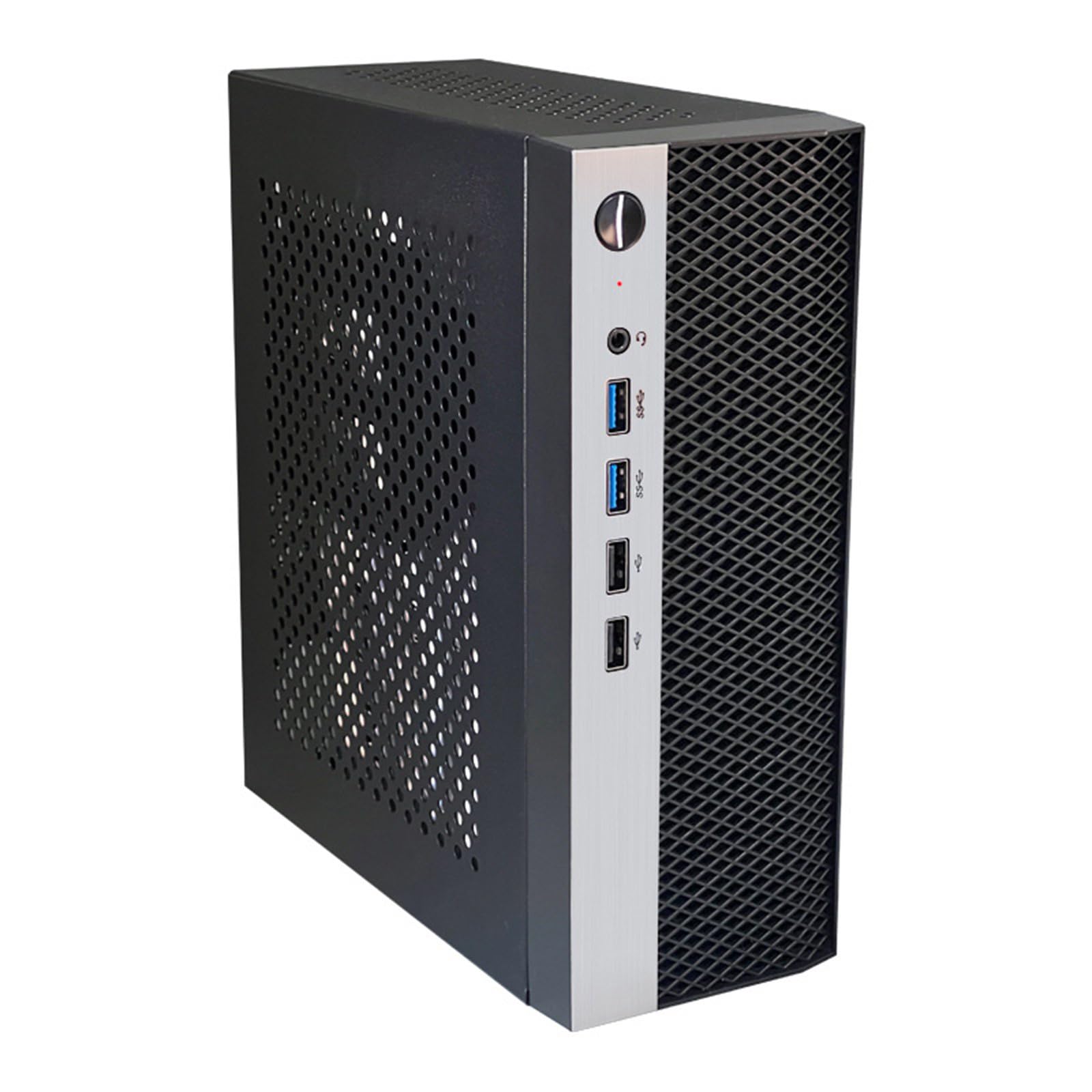 Portatile resistente della costruzione d'acciaio della cassa del computer di ITX miniatura per il caso di fattore di forma piccolo delle postazioni di lavoro