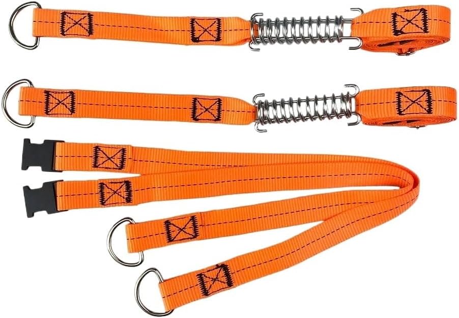 Caravana Awning Fixing Kit-Durable Straps Anti-Wind Springs & Hooks Accessories for Tent Stabilization in RV Camping Accessories