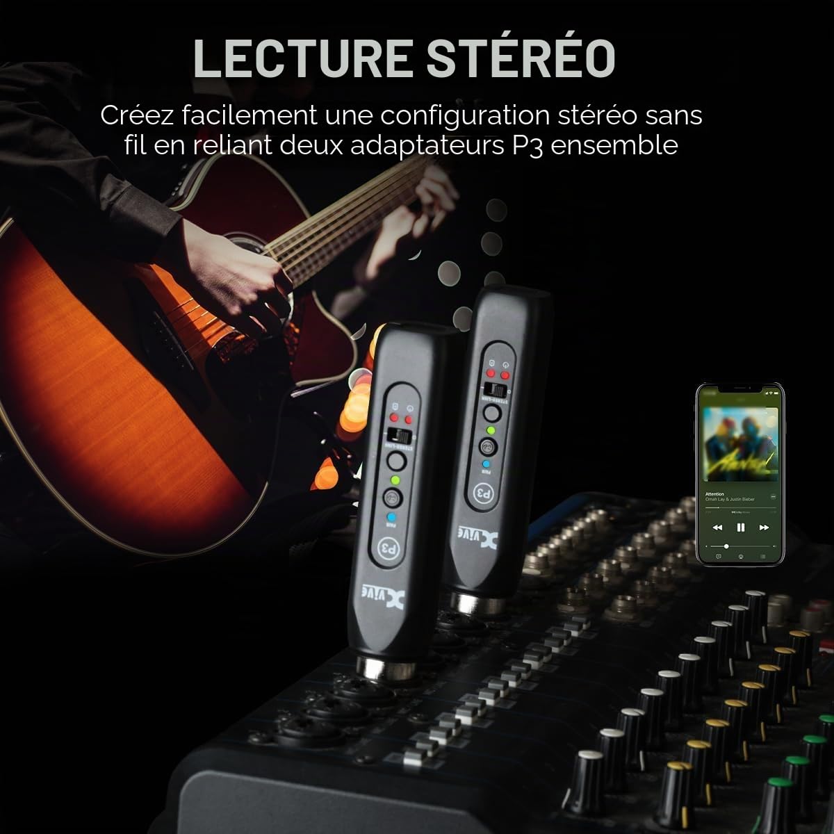 XVive Récepteur Audio Bluetooth P3