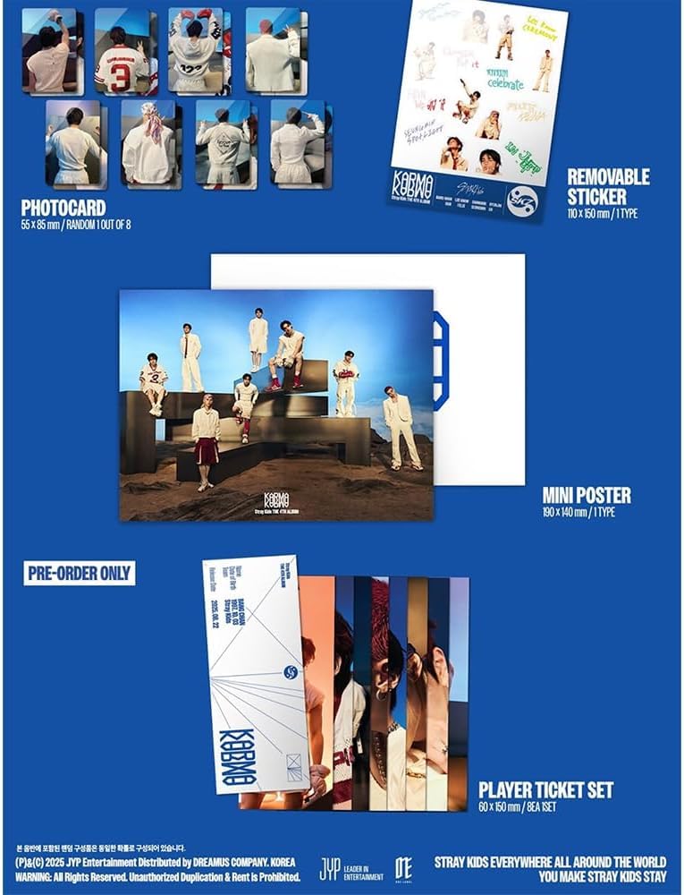 Amazon.com: Stray Kids KARMA 4th Full Album Standard Photobook Ver
