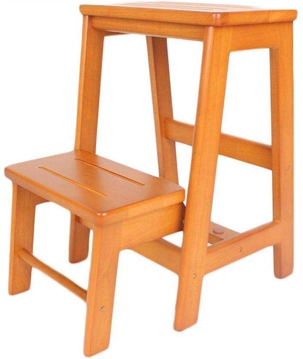 Chaise pliante escabeau en bois massif de 54cm pour la maison