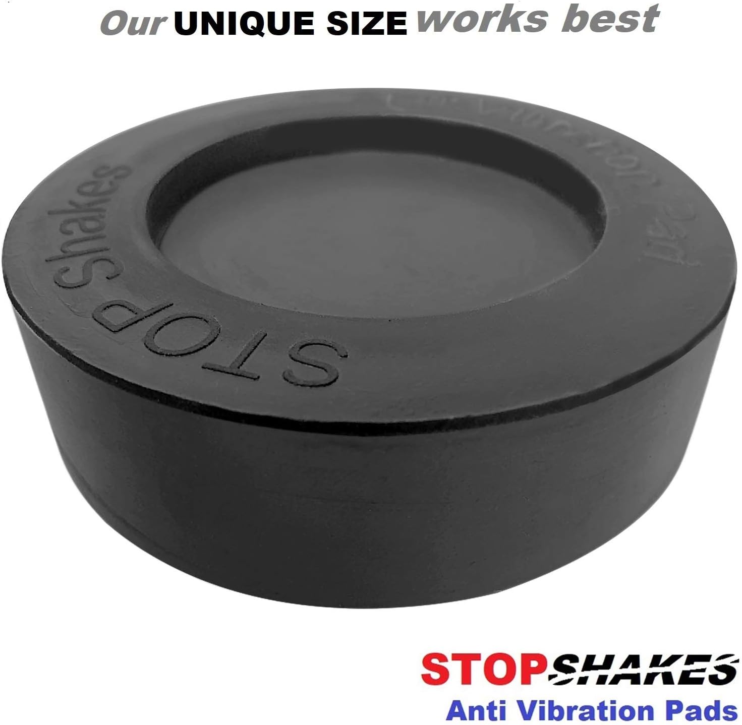 STOP SHAKES Anti Vibration Pads for washer machine, washer and dryer combo. Our UNIQUE SIZE provide the Best result in reducing noise and vibrasion associated with operation of washer and dryer set.