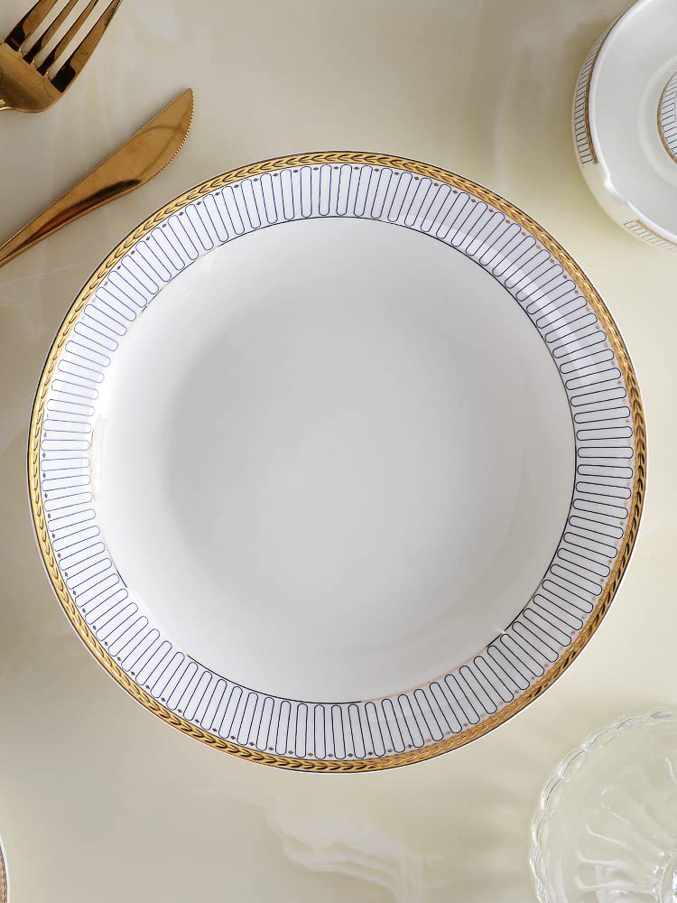 NZPOST Dinner Plate 8 Inch Phnom Penh Plate Porcelain C Dish Enamel Cake Dish Plate Dinner Plate Plate