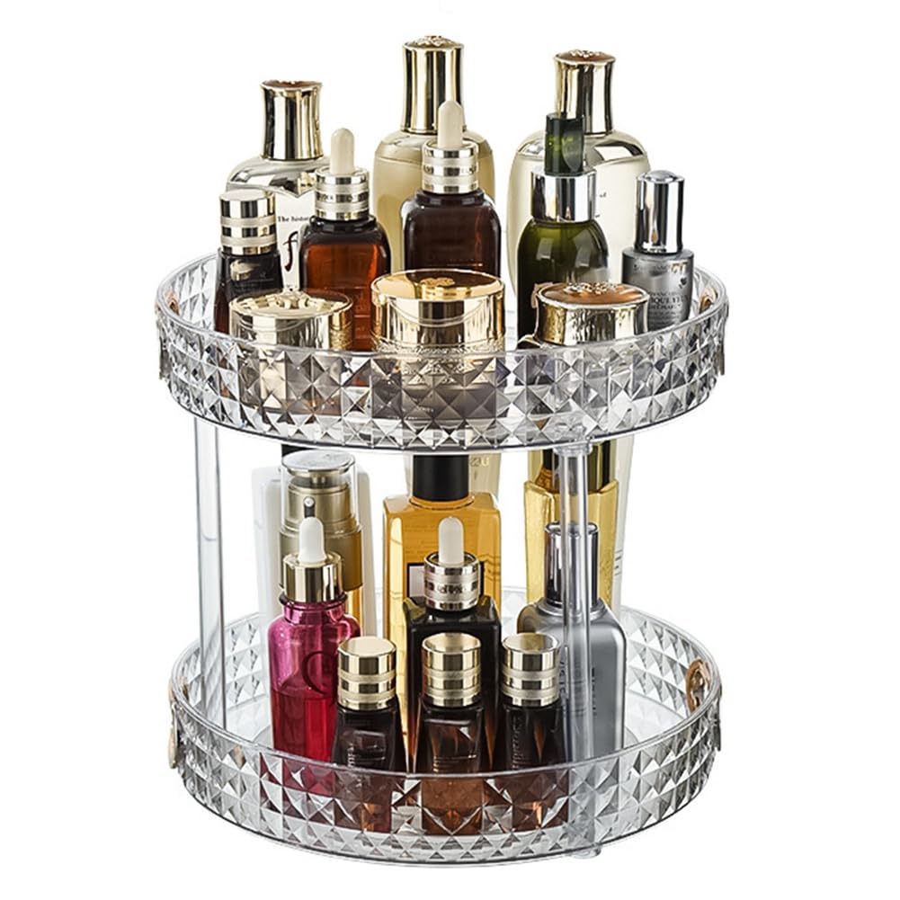 Make-Up-Halter, Make-Up-Organizer, Ins-Desktop-Finishing, Parfüm-Tablett, Badezimmer, Regal für Hautpflegeprodukte, L B