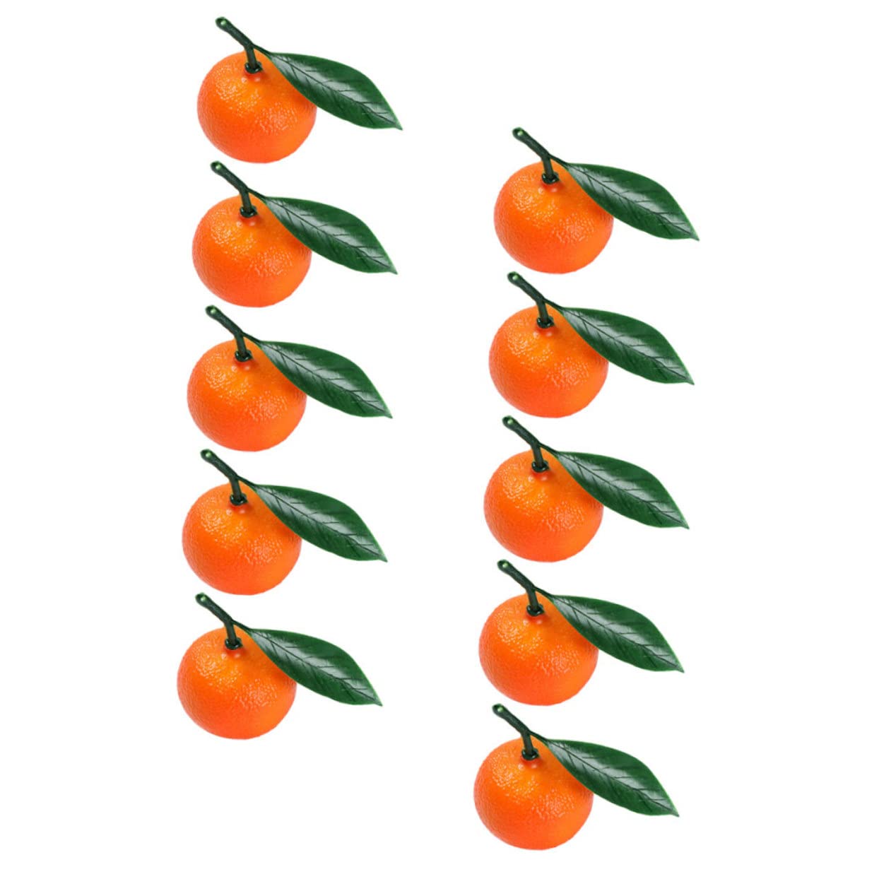 ifundom 5 Sets Lebensechte Gefälschte Orangen Künstliche Früchte Für Zuhause Für Den Unterricht 10 Stück * 5