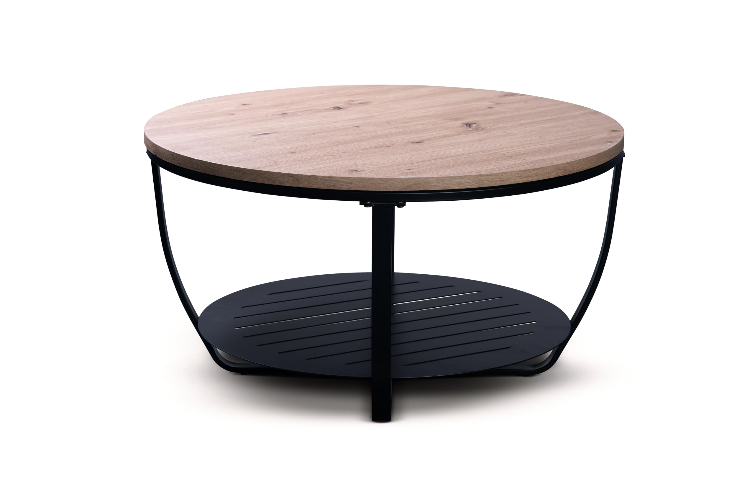 M2 Kollektion Couchtisch Palermo in schwarz, B/H/T = 80x43x80cm