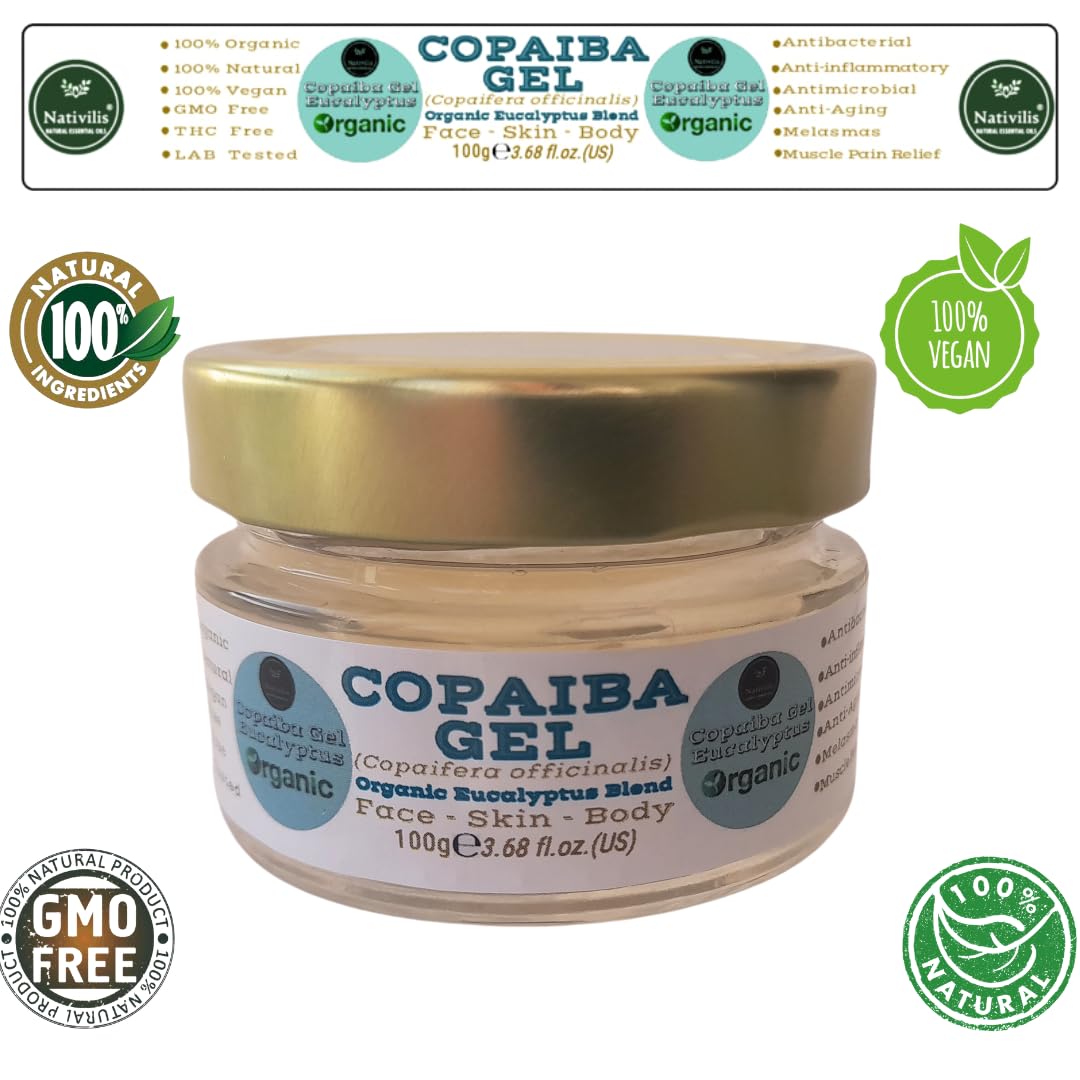 Nativilis Copaibal with Gel Eucalyptus (Copaifera Officinalis), Natural Botanical Skin for Face & Body - Image 4