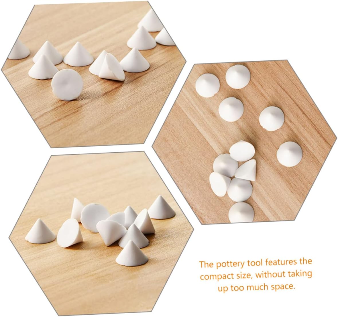 STOBOK 120pcs Pottery Refractory Support Nails Durable Ceramic Firing Tools for Kiln Support Pottery Oven High-Temperature Resistant Compact Design for Efficient Use