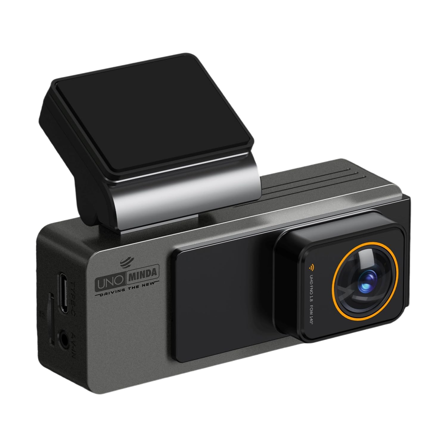 Uno Minda 2 Channel Car Dash Cam DVR | 4K Ultra HD Front + 1K Rear Recording | 160° Wide Angle, WiFi App Control, Gravity Sensor, 3.39"" LCD, 256GB Support-image-46