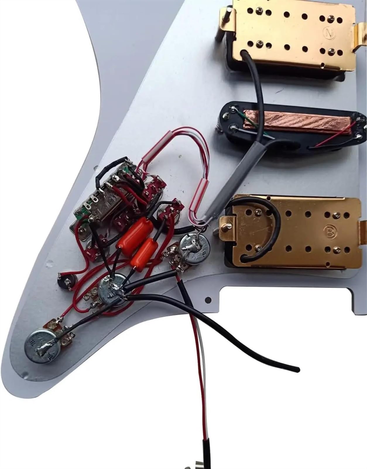 Mini Humbucker Pickup HSH Precablati Ad Alto Rendimento Multi 4 Switch Single Cut 20 Toni Parti Di Ricambio Per Chitarra Elettrica(3/4)