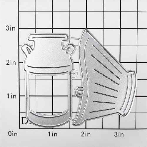 Miniatura 2 de DzIxY Troqueles de corte de metal para botella de agua, kit de fabricación de tarjetas, troqueles de papel de relieve, plantillas de máquina de