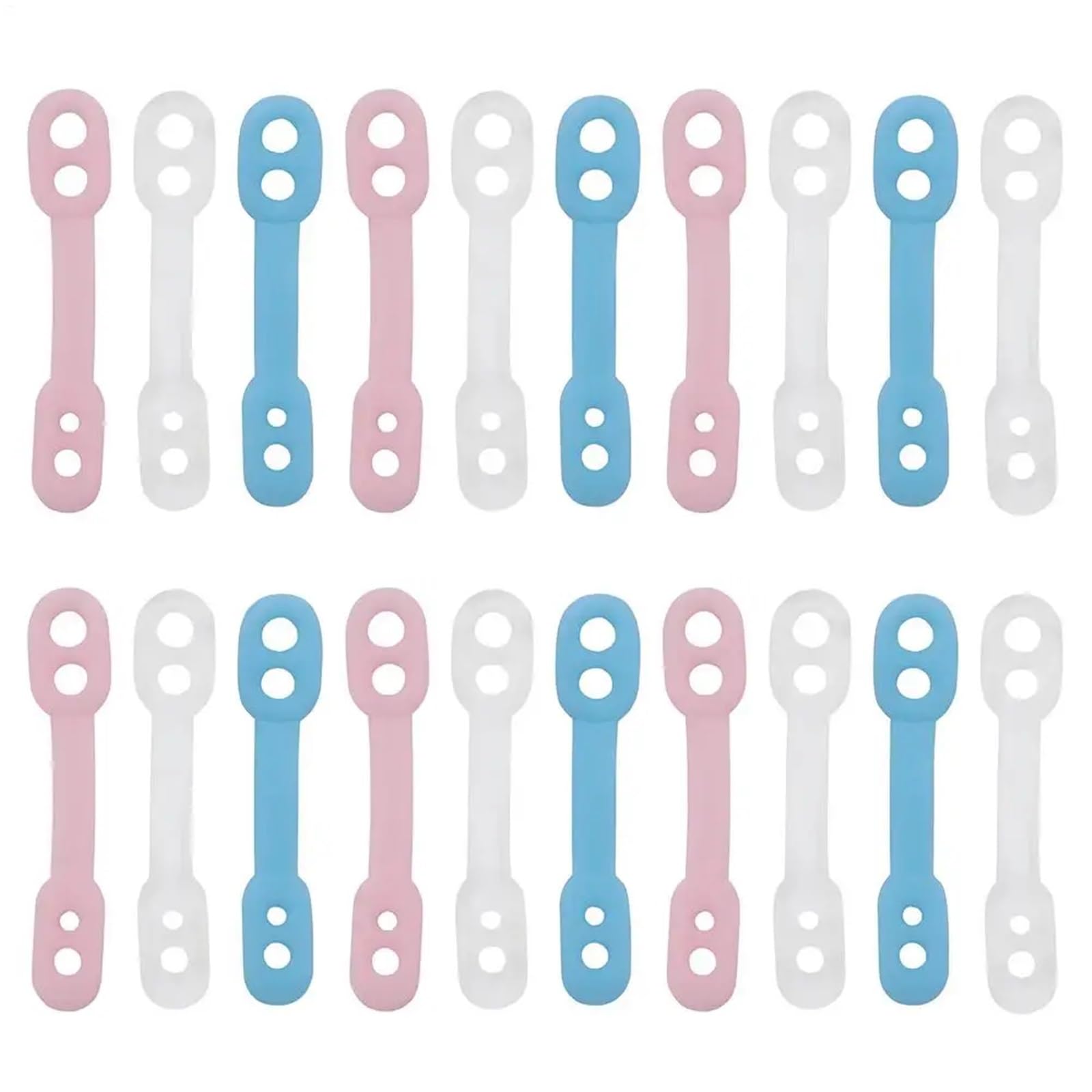 Hangers for Clothes Space Savers 600Pcs Silicone Windproof Laundry Hanging Buckle Anti-slip Fixed Lock Hanger Clothes Organizer Hooks Outdoor Rack Clips(Blue)