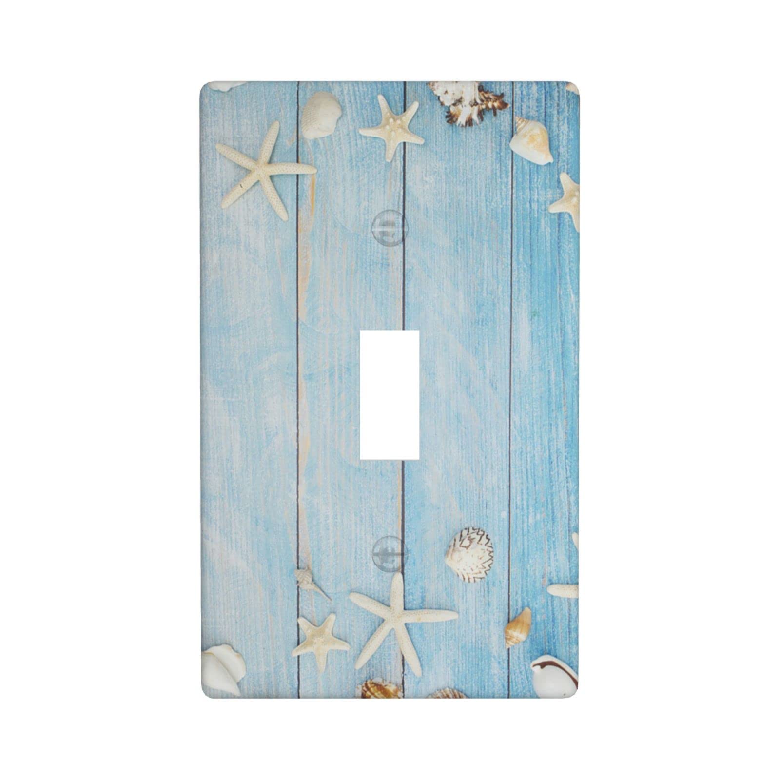 Decorative Light Switch Covers — Electric Outlet Cover Receptacle Wall Plates Switch Plate Covers for Bedroom, Kitchen, Bathroom