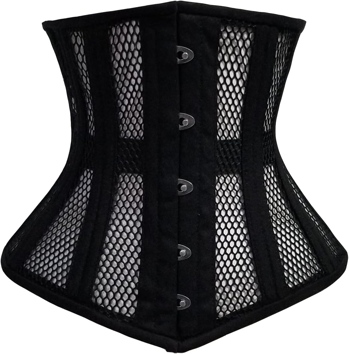 Heavy Duty 18/26 Double Steel Boned Waist Training Satin Underbust Tight Shaper Corset #979