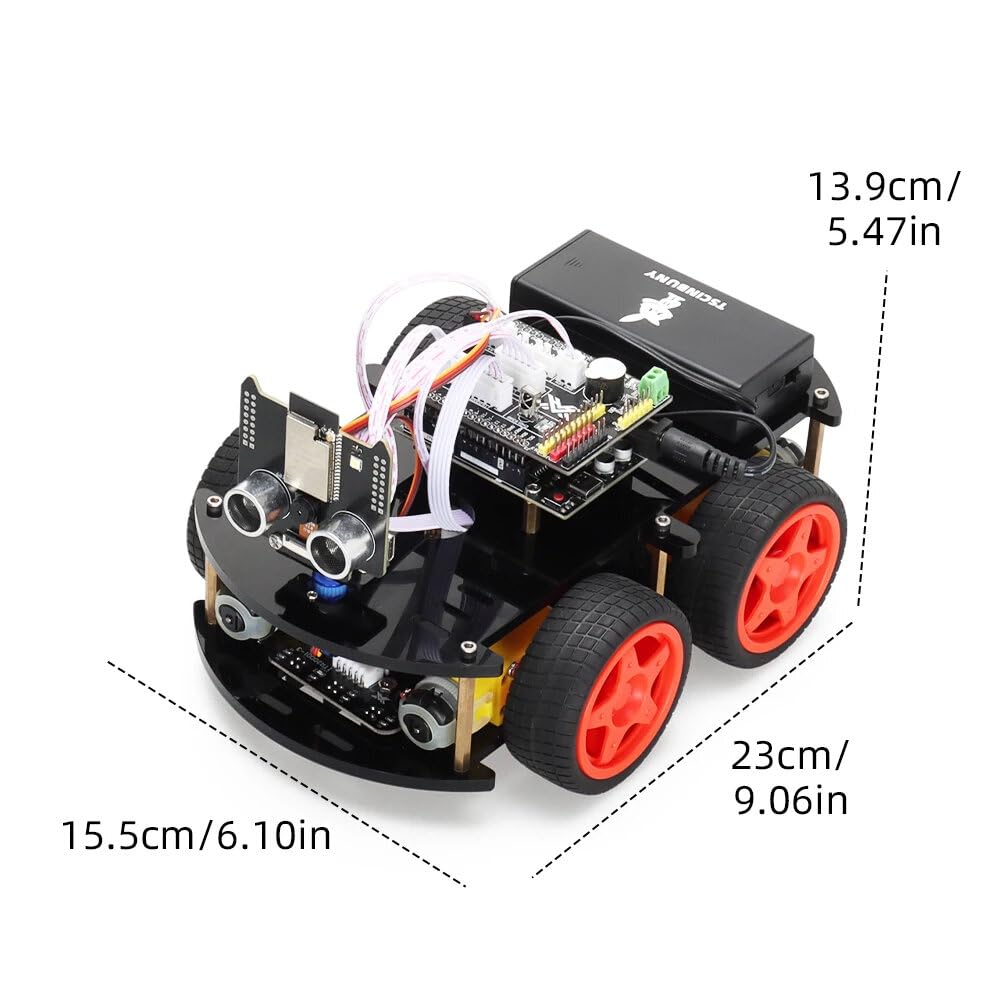 VIDOO Smart Robot Zestawy Startowe dla Arduino Programowalny Projekt ESP32 Kamera Profesjonalny Diy Elektroniczny Edukacyjny Robotyczny