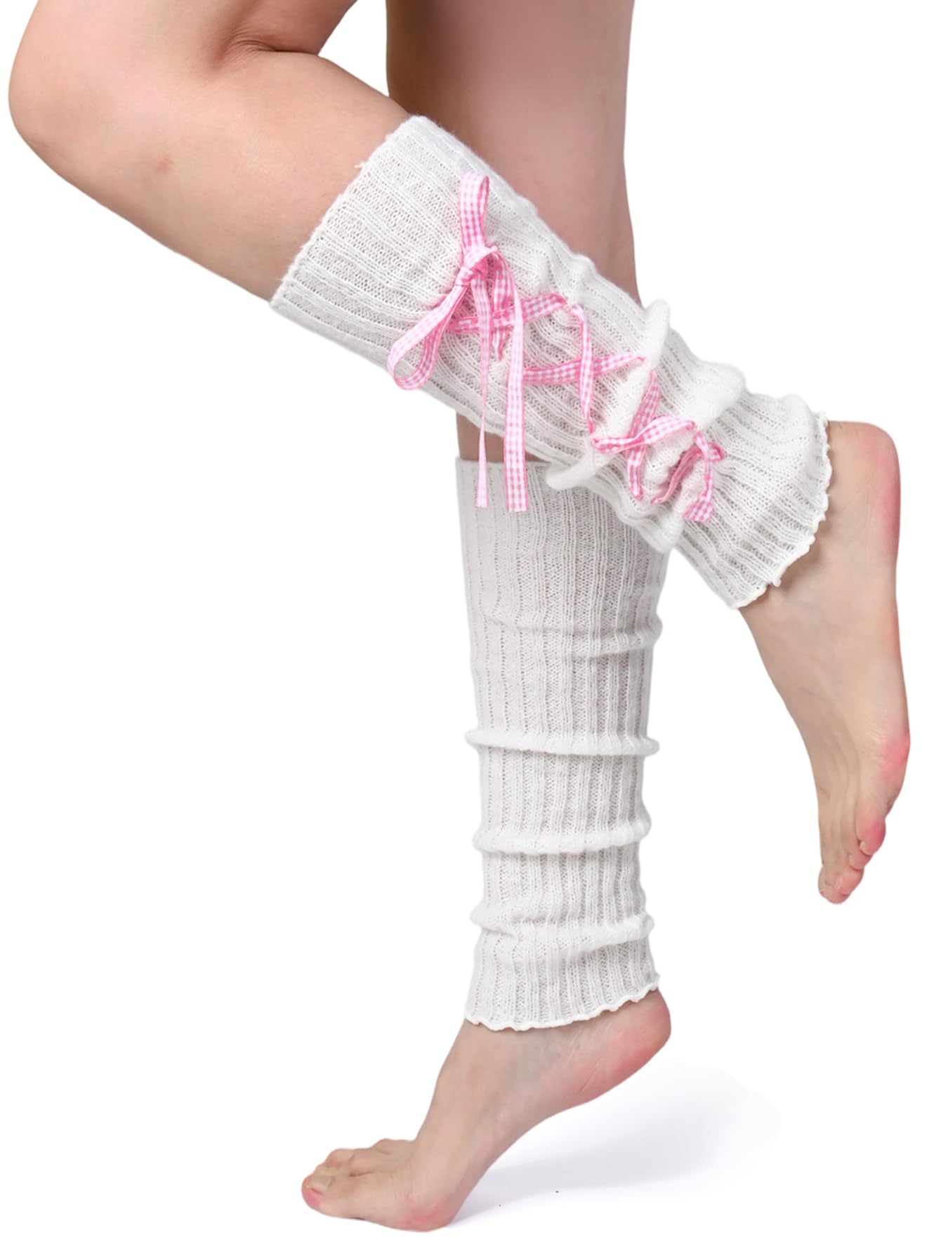Sksshion Women's Y2K 80s Leg Warmers Socks Rib Knit Boot Socks | Knit Boot Socks cute legwarmer for winter kawaii leg warmers for girls