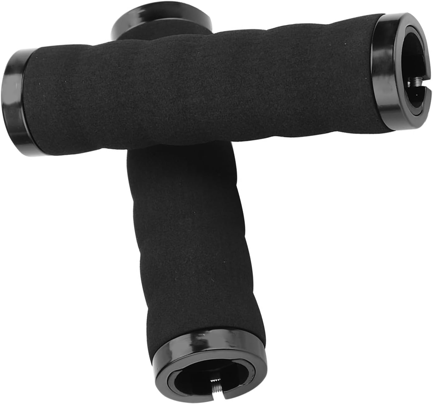 Bicycle Handlebar Grips, Bike Handle Sleeve Anti-Slip Comfortable Sponge Cycling Locking Grips(Black)