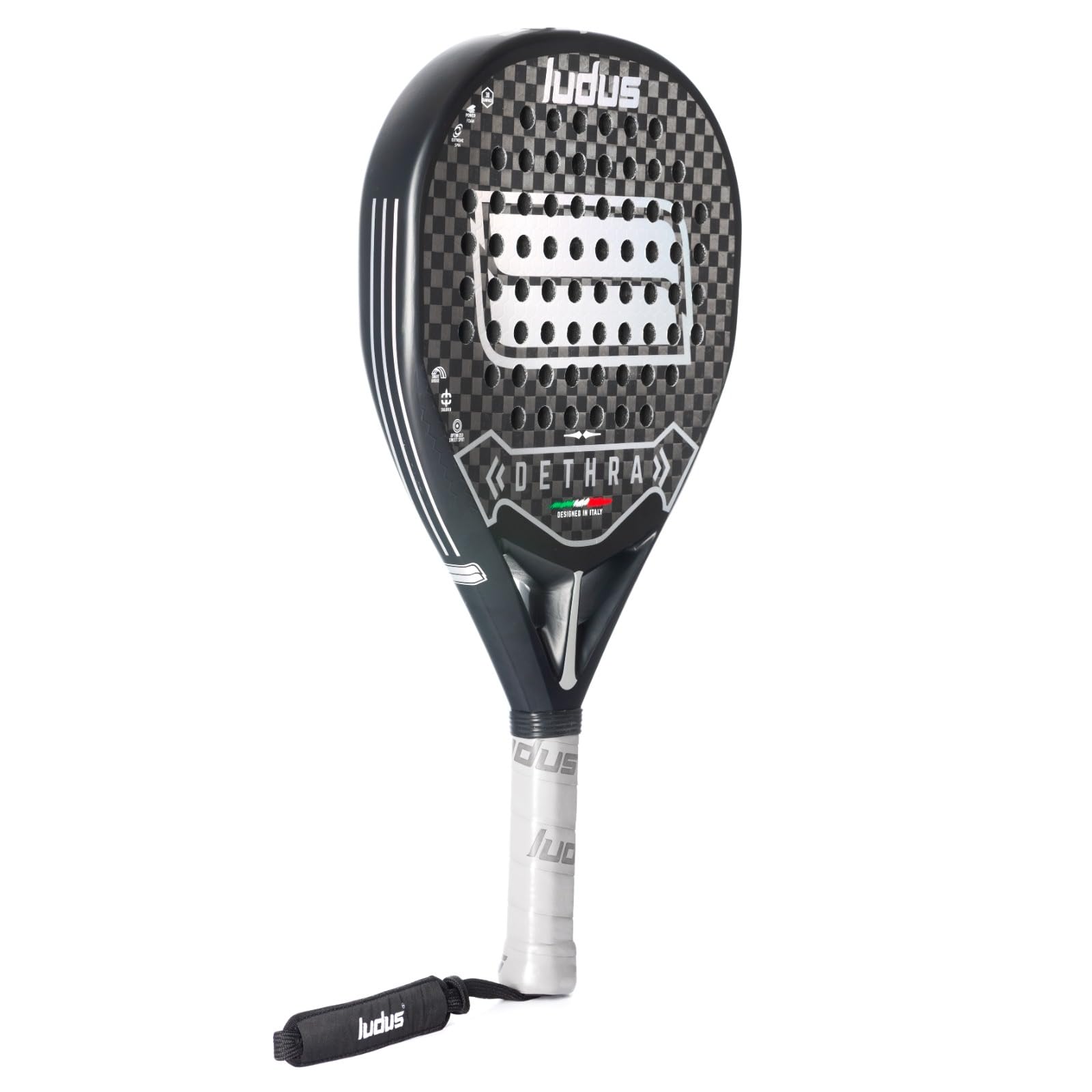 Racchetta da Padel 12K | 100% Fibra di Carbonio |Massima Controllo e Precisione - Struttura Leggera 360g con EVA 15 17 | Racchetta per Uomo e Donna - Custodia Termica Inclusa