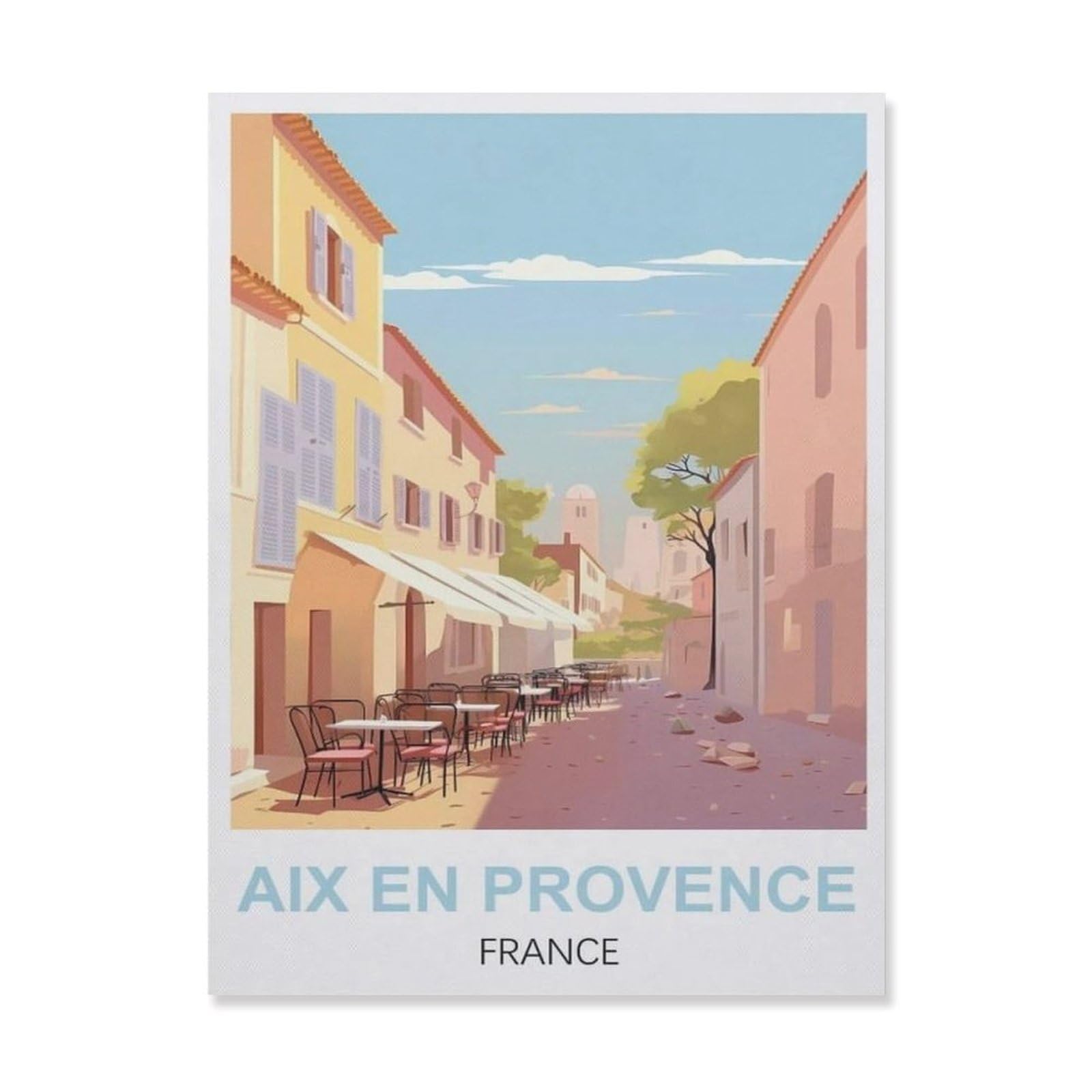 tin signs，Aix En Provence France(20x30cm）