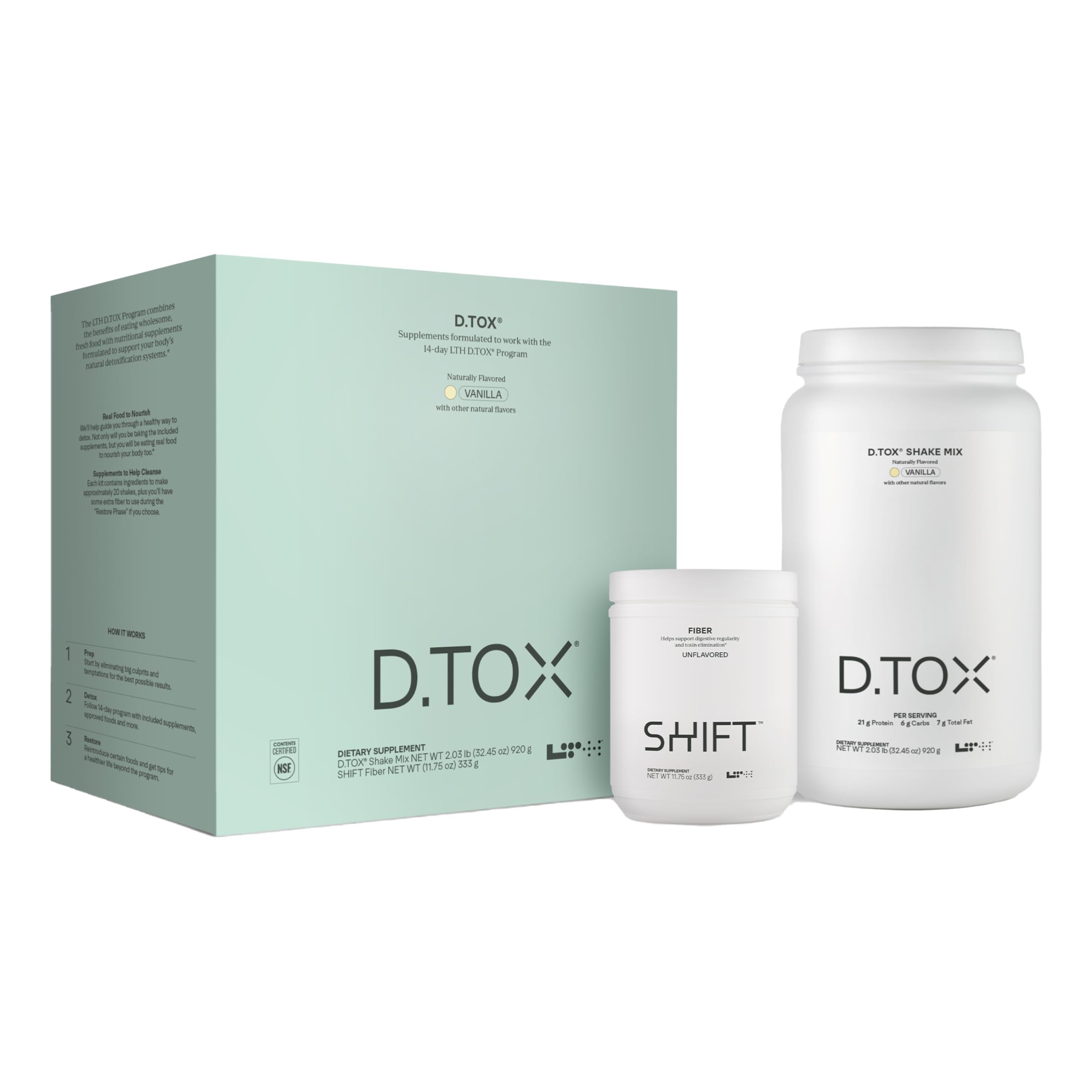 Amazon.com: LTH D.TOX Program Kit - Trusted by Life Time Members