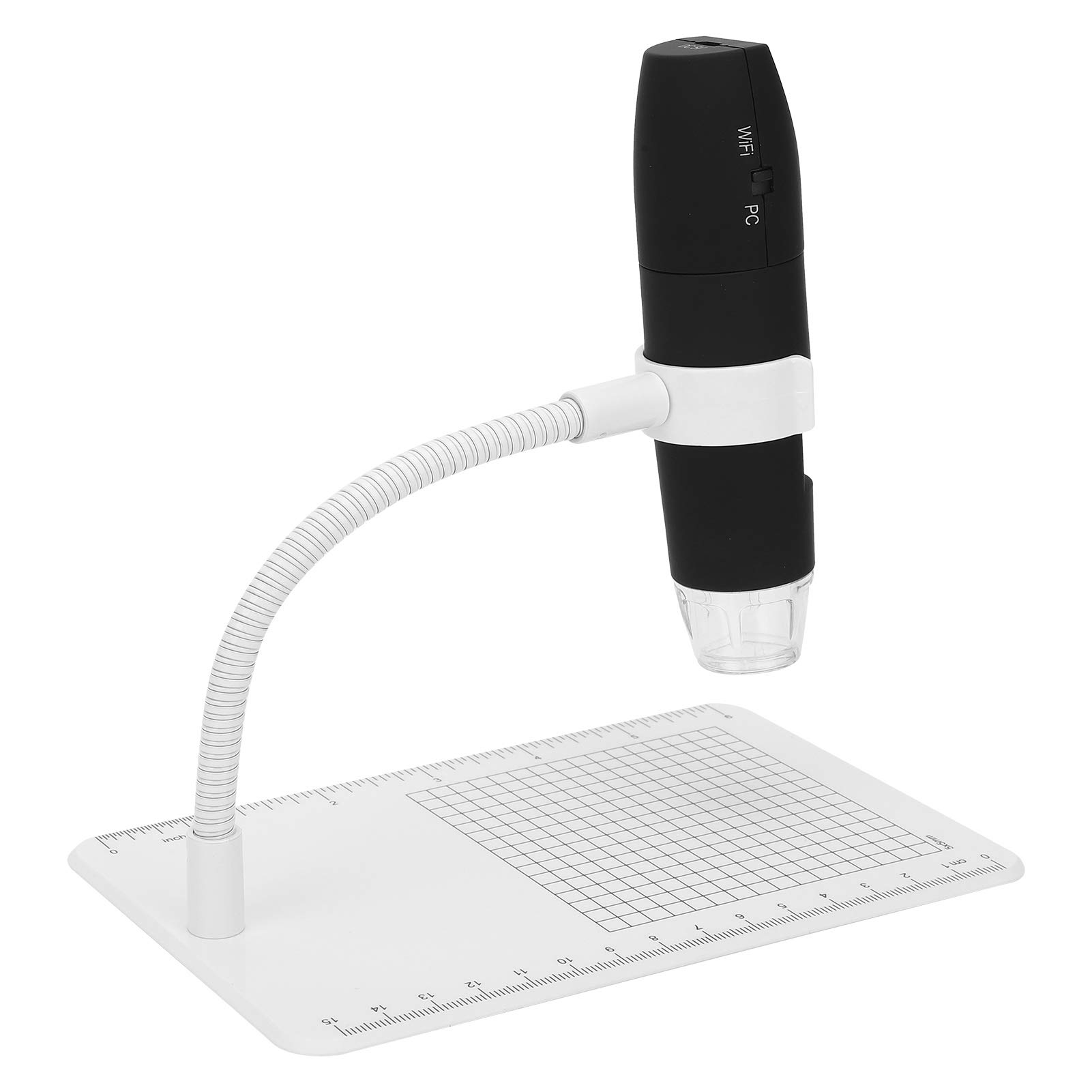 Microscopio digital inalámbrico, lupa USB 1080P HD WiFi 1000X (Black)