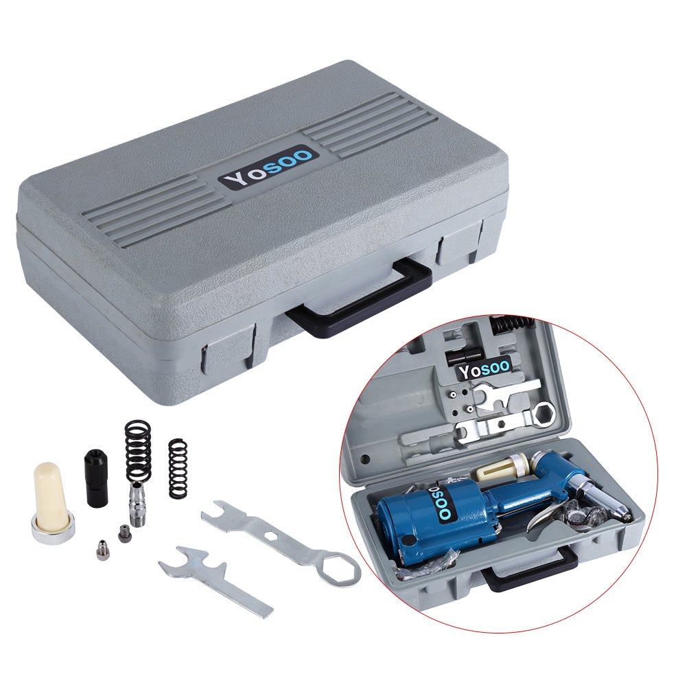 Rivet Gun, 2.44.8mm Industrial Air Hydraulic Pop Rivet Gun Pneumatic