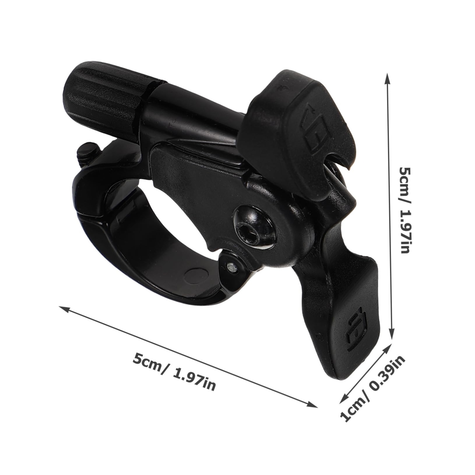 Totority Bicycle Front Fork Lever Remote Bike Wire Controller Type b Aluminum Easy to Use Lightweight