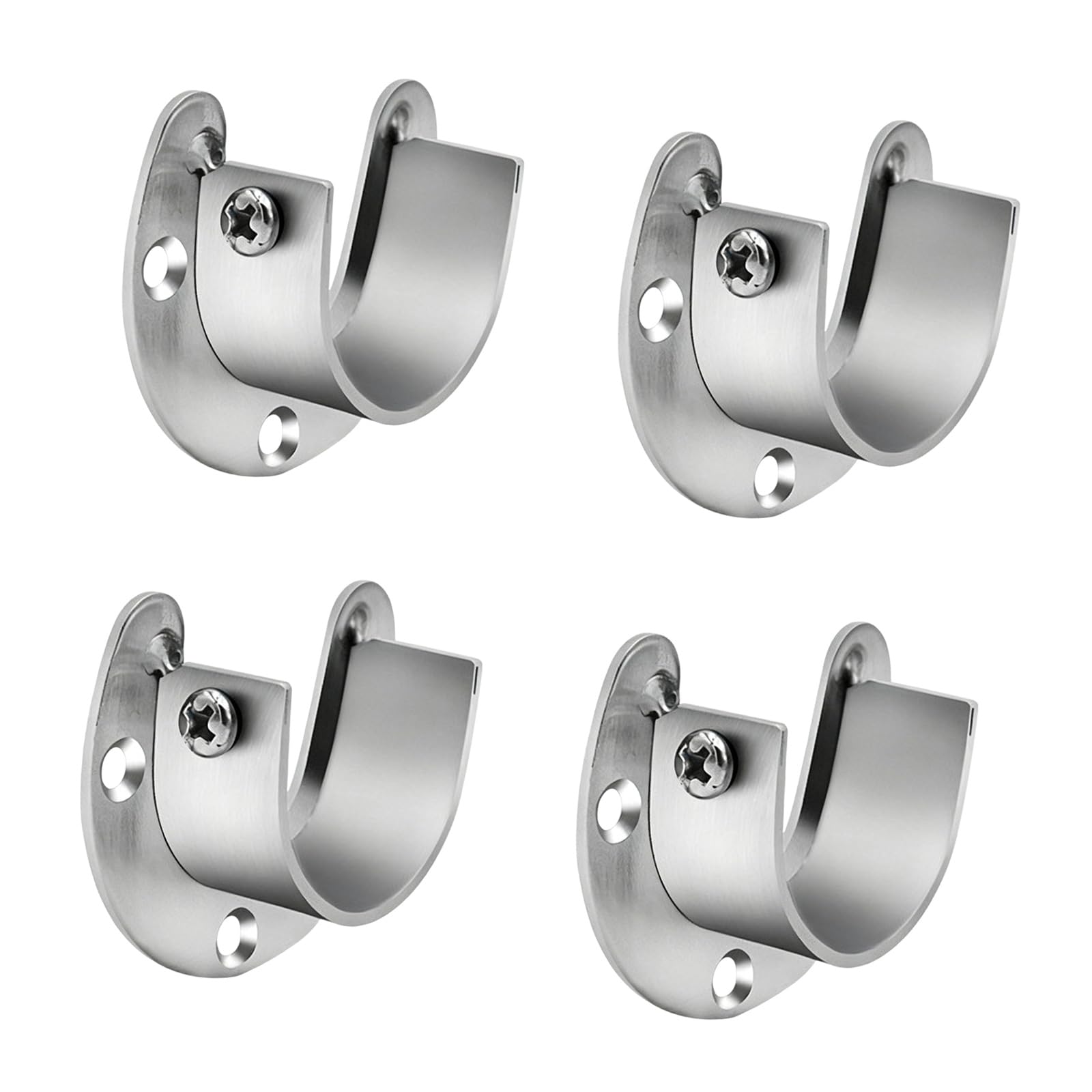 NRVTRE Premium Resistant 304 Stainless Steel Garment Rack Mounts Rustproof and Sturdy Suitable for Home Organization Modern Closet Planner Hardware