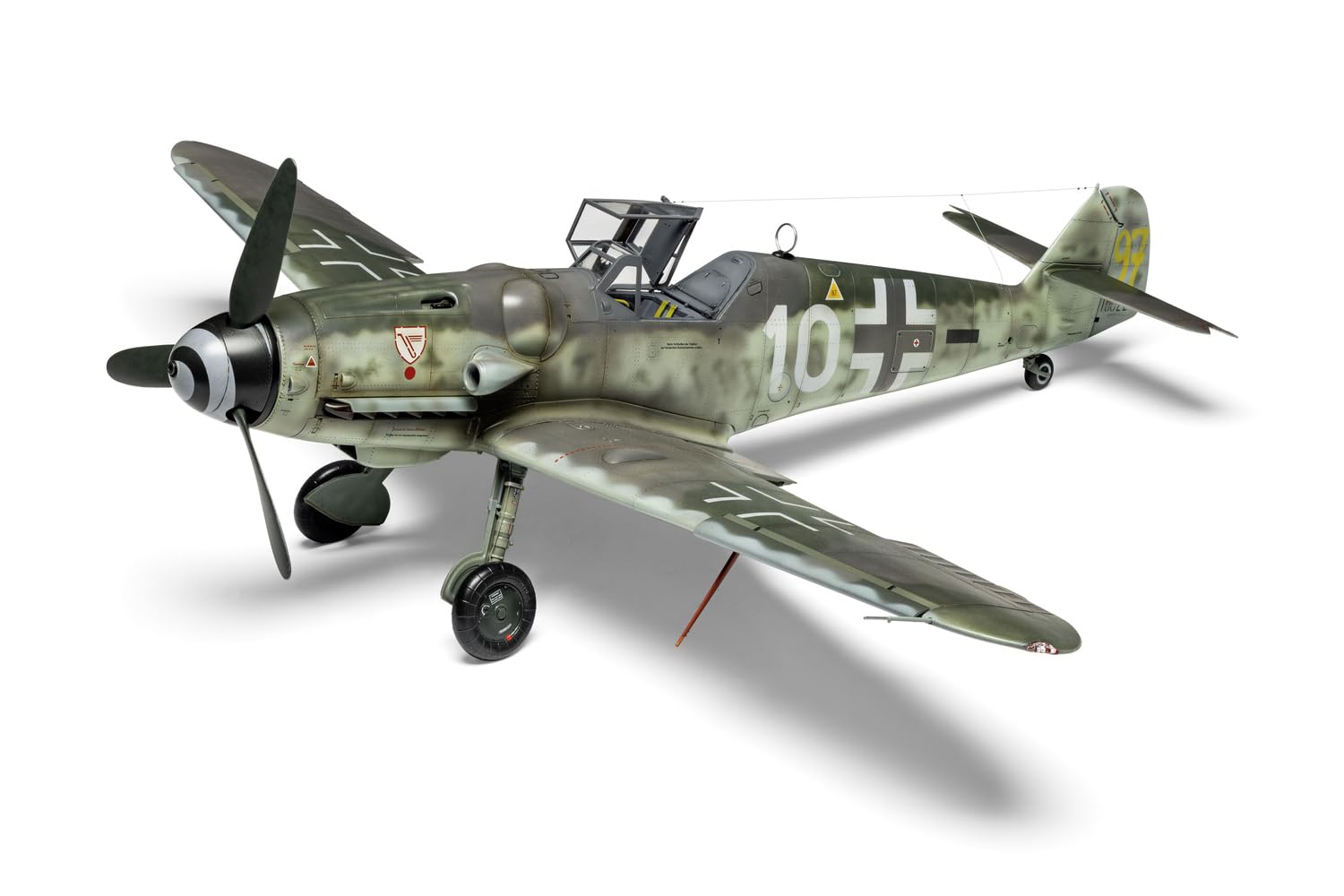 AIRFIX - A17003 Messerschmitt Bf109G-5/6 Plastikmodellbausatz für Erwachsene und Kinder ab 8 Jahren, Set enthält Spritzgussrahmen und Abziehbilder – Maßstab 1:72