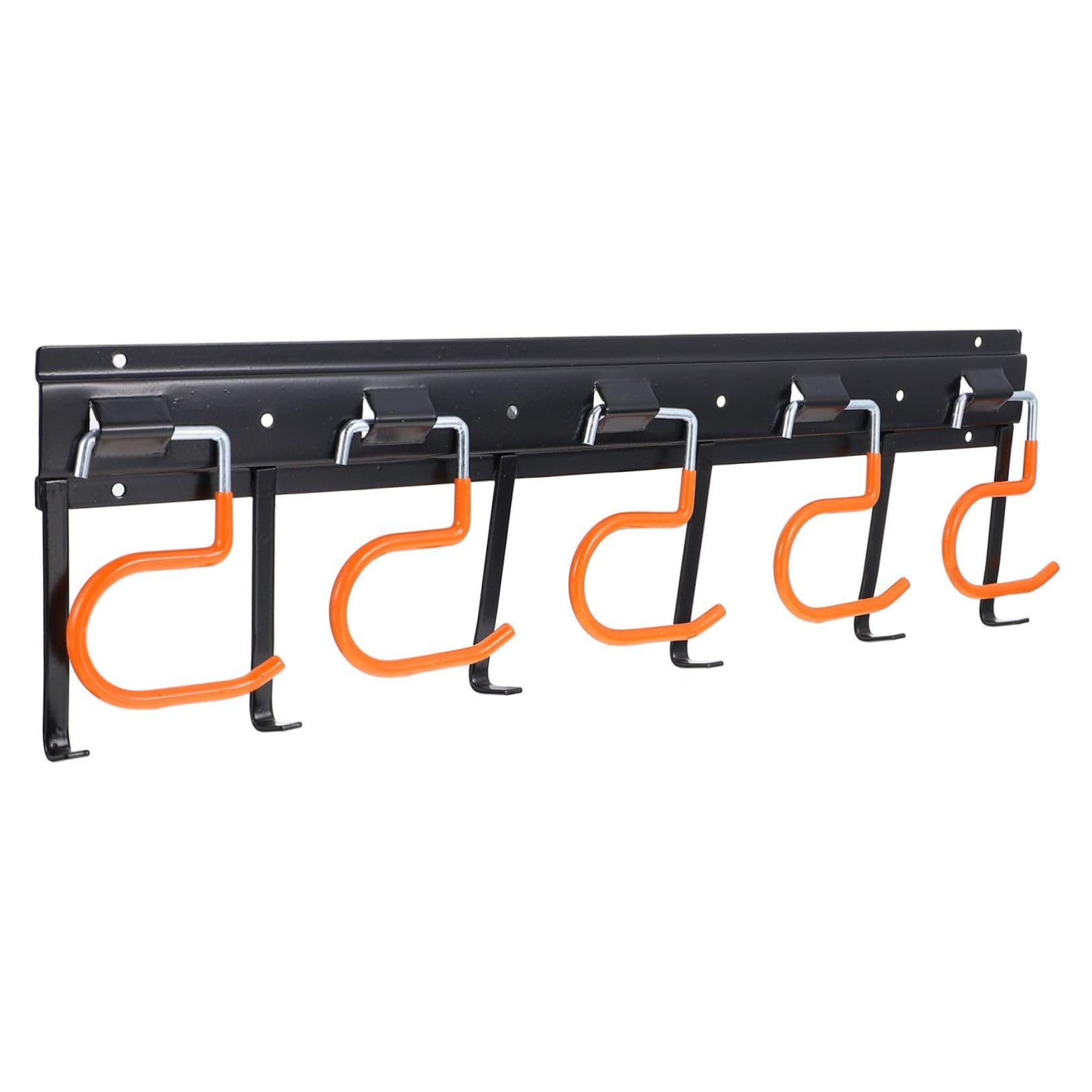 Holibanna 1 Set Set di ganci di archiviazione degli strumenti supporto da parete per riporre le scope chiave forbice wall organizer ganci per scopa da garage porta scopa da parete Metallo