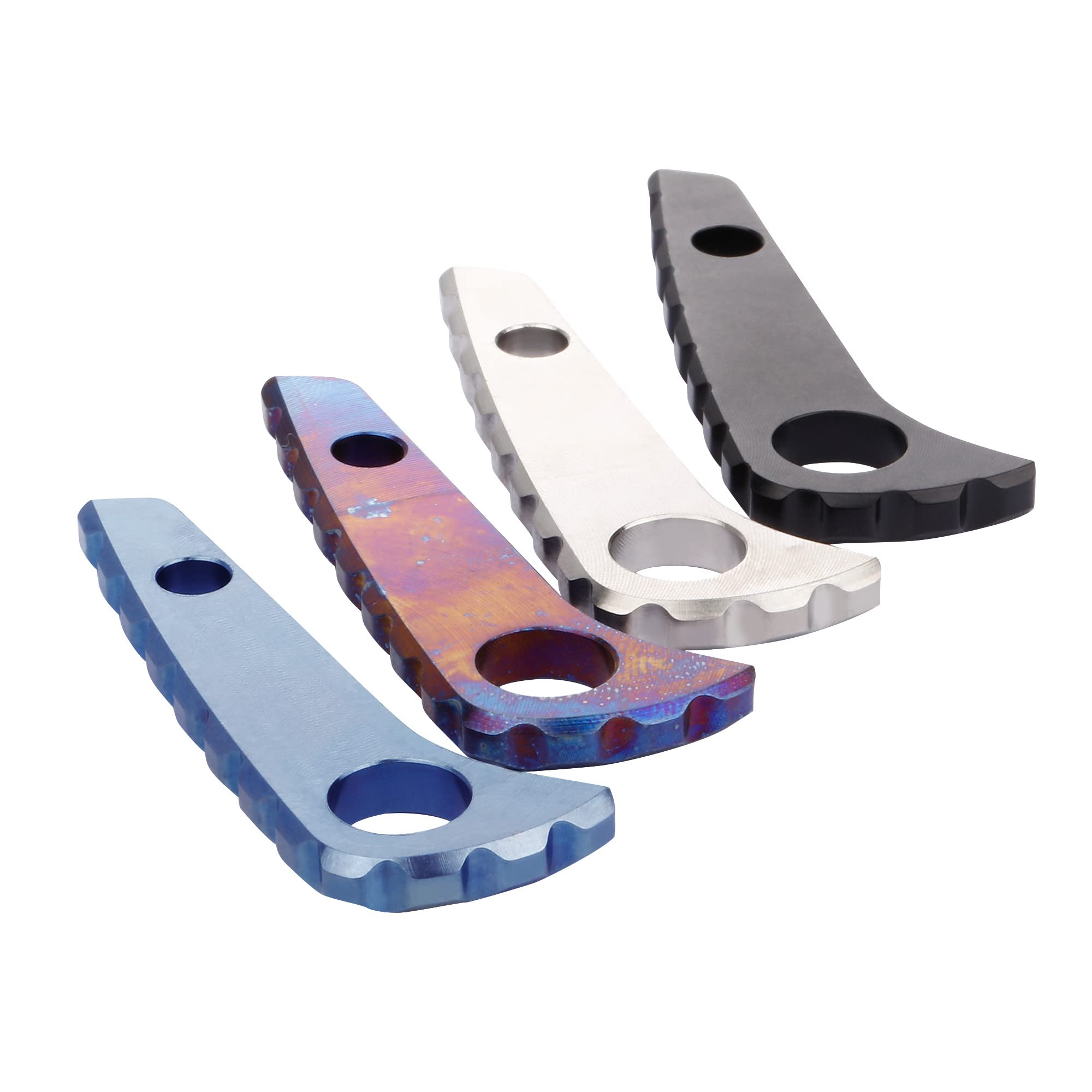 Back Spacer for Spyderco Paramilitary 2, Anodized Titanium Alloy