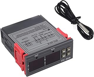 SagaSave Temperature Control Thermostat NTC 10000 with Multiple Alarm Mode for Incubator Brooder Refrigerator Fermenter Greenhouse Reptile Easy to Use