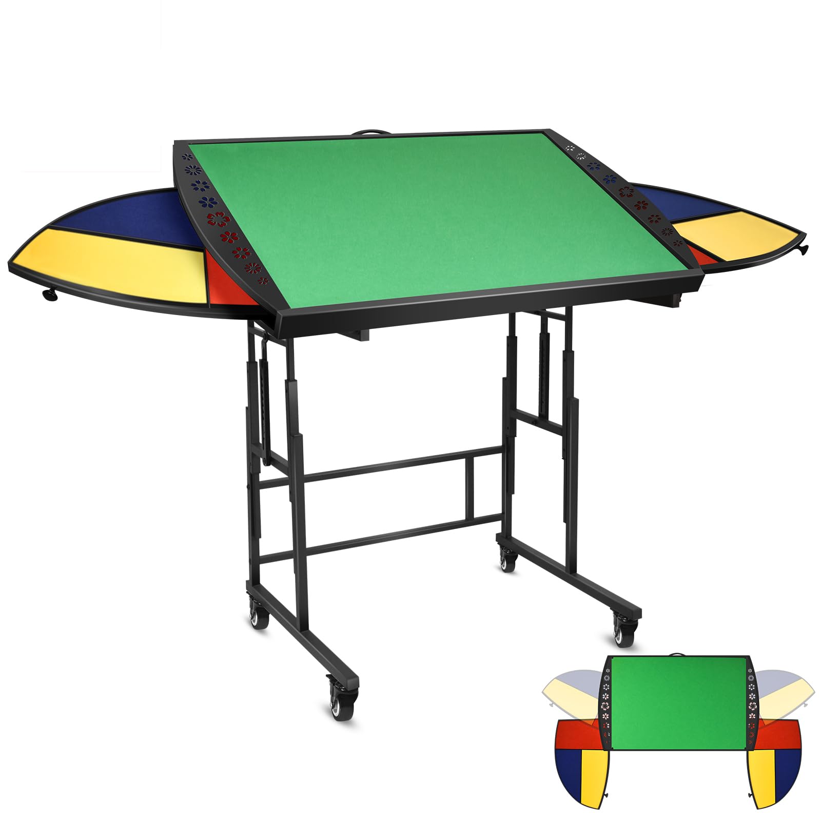 Xubialo Table de Puzzle avec Pieds 1500 Pièces,Jigsaw Table Métal avec 6 Tiroirs,Réglable Inclinable à 4 Angles/10 Hauteurs,Planche de Puzzle et Couvercle Cadeau Anniversaire Idéal pour Adulte