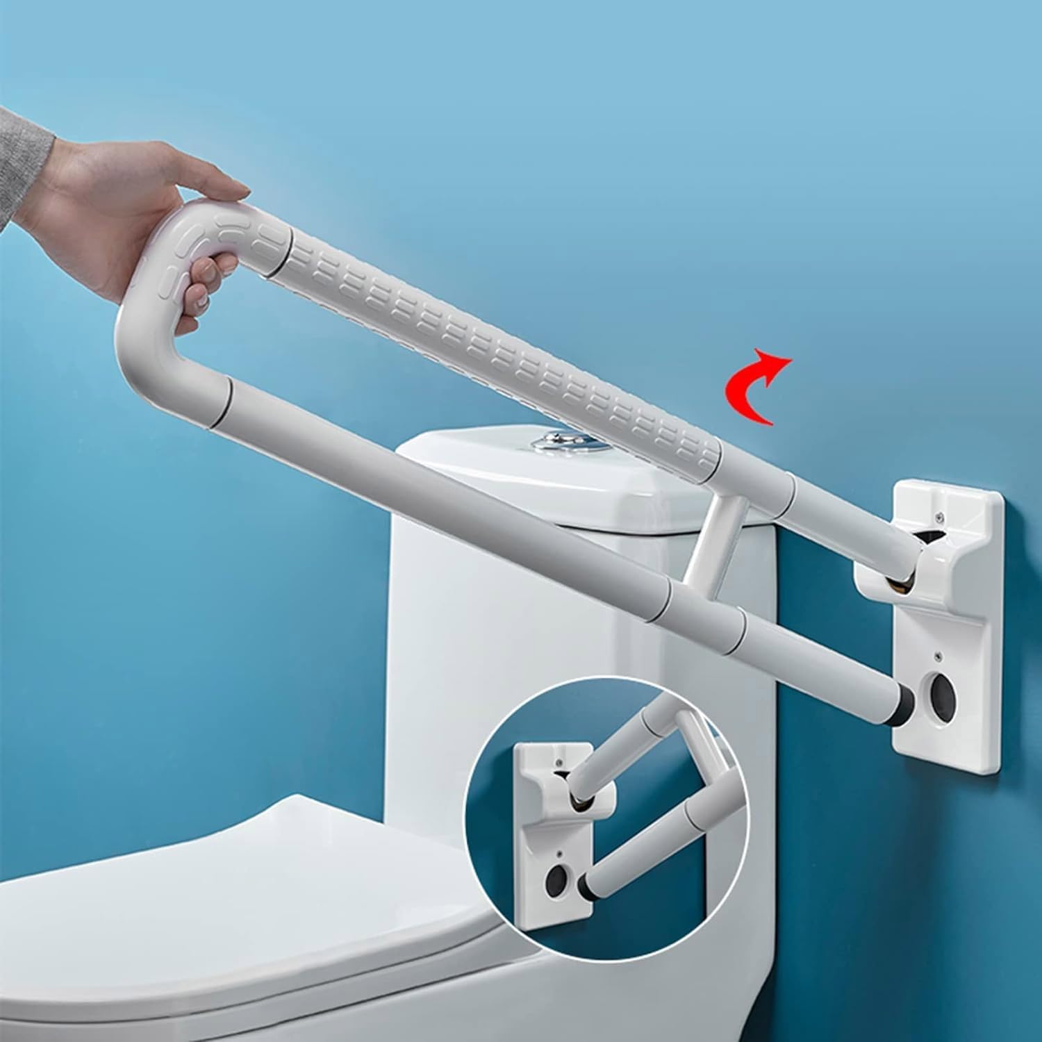 Maniglione Di Sicurezza A Parete Pieghevole Maniglione Ribaltabile Maniglione Per Disabili E Anziani Barre Di Sostegno Bracciolo Pieghevole Maniglioni Per Bagno, Antiscivolo