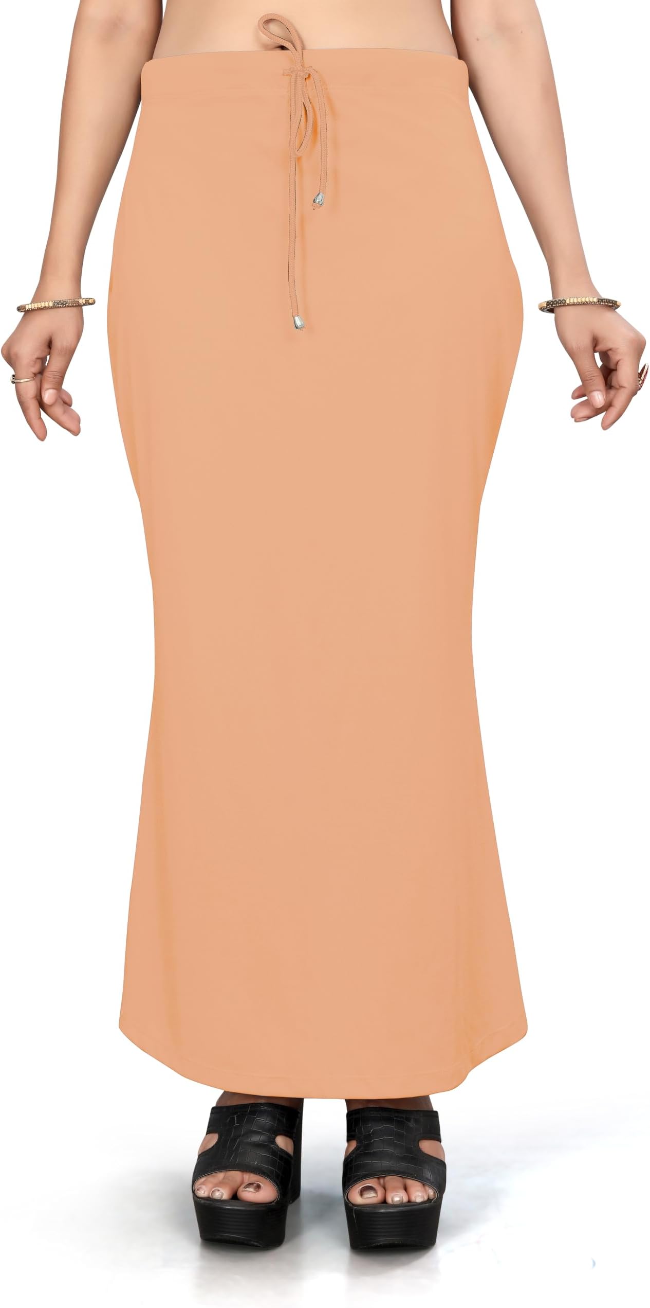 Yashika Present Lycra Saree Shapewear Petticoat for Women||Straight Fit Petticoat Saree Silhouette Shape Wear Dress for Saree|| AZ-YS-OG-SHAPER-P