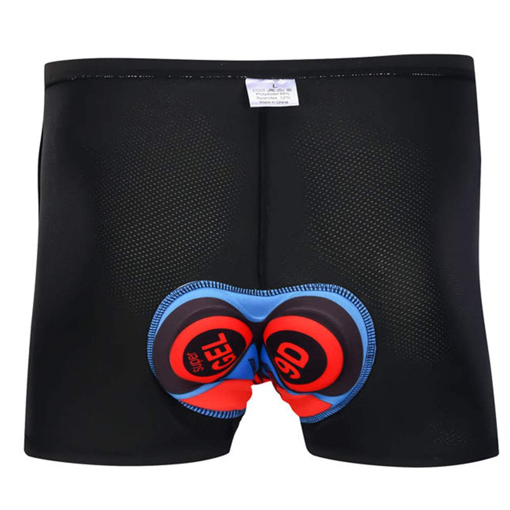 Shorts Cyclisme Rembourré Gel 3D Coolmax Respirant pour Hommes Femmes VTT