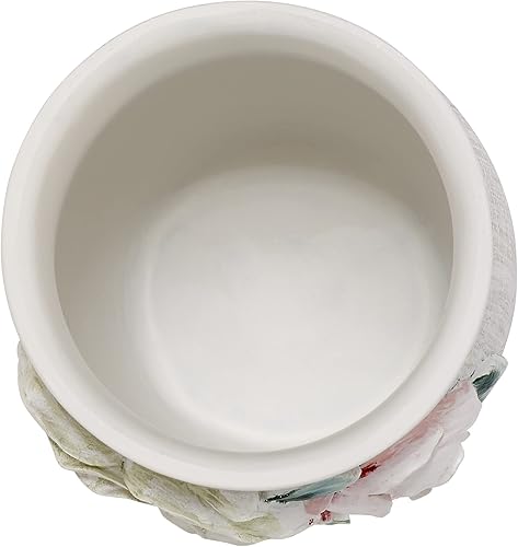 Miniatura 3 de Avanti Linens - Vaso, artículos esenciales para el baño de invitados, decoración floral para el hogar (colección Spring Garden)