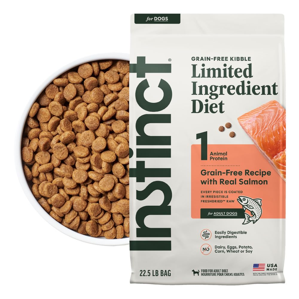 Instinct Limited Ingredient Diet Dry Dog Food, Real Salmon, 20 lb. Bag