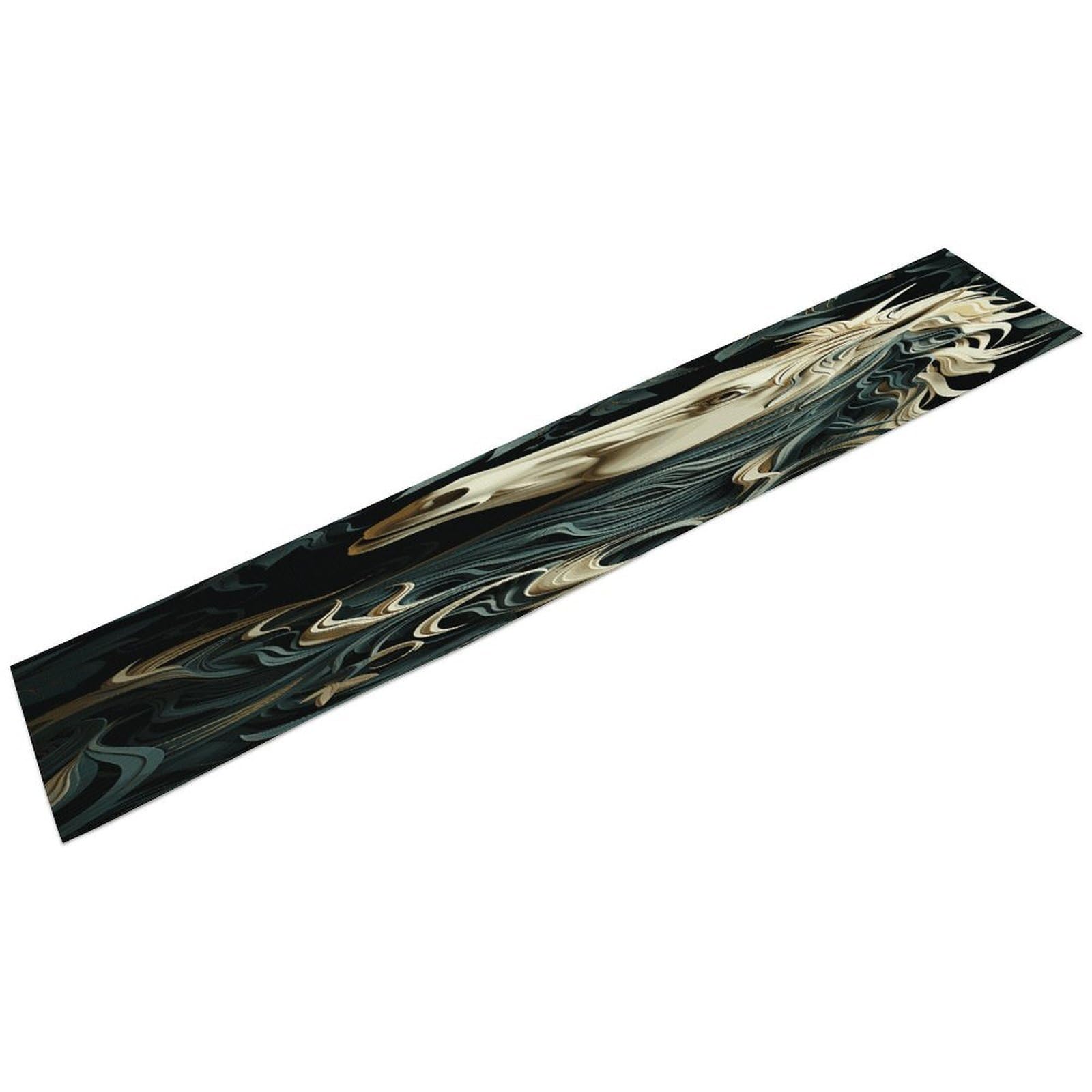 Btcowzrv Style Horse Pattern Linen Table Runner 72.4 Inches Long, Machine Washable Table Runner For Party Kitchen Dining Table Coffee Holiday Party Decor, 13.4"X72.4"