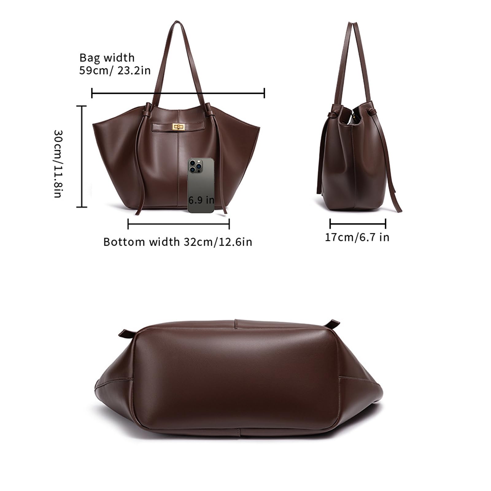 Tote Bag Damen,Shopper Tasche Damen Groß,Large Shoulder Handbag Mit Abnehmbarer Schlaufe,Shopper Für College Schule Arbeit Reisen Shopping